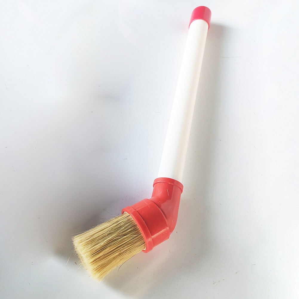 Brosse à Graisse Montage Pneus HASKYY - Manche Bois 22cm - Pour Garagistes Et Passionnés