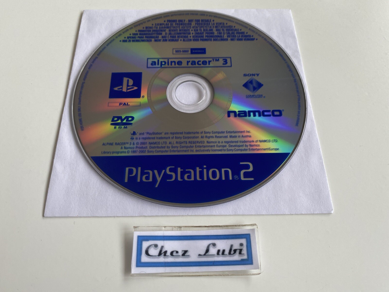 Alpine Racer 3 - Promo Press - Sony PlayStation PS2 - PAL EUR