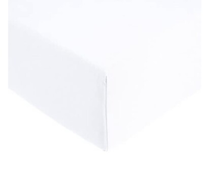 Amazon Basics Mikrofaser Spannbettlaken, Single, weiß