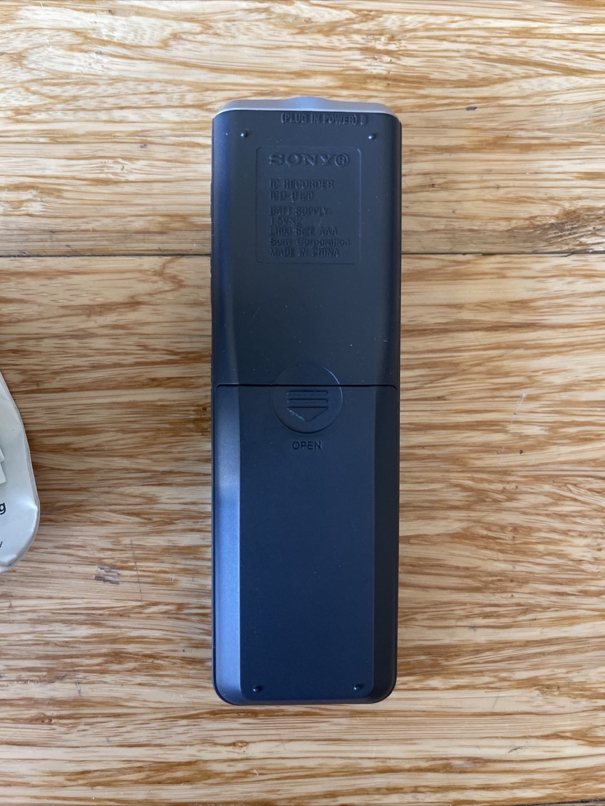 Sony IC Recorder ICD-B120 Digital Voice Recorder With Manual