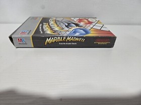 Marble Madness (Nintendo NES, 1985) w Box, manual and sleeve! Authentic!  Tested