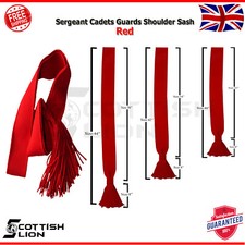 Infanterie Marine Britische Armee Militär Feldwebel Kadetten Garde rote Schulter Schärpe