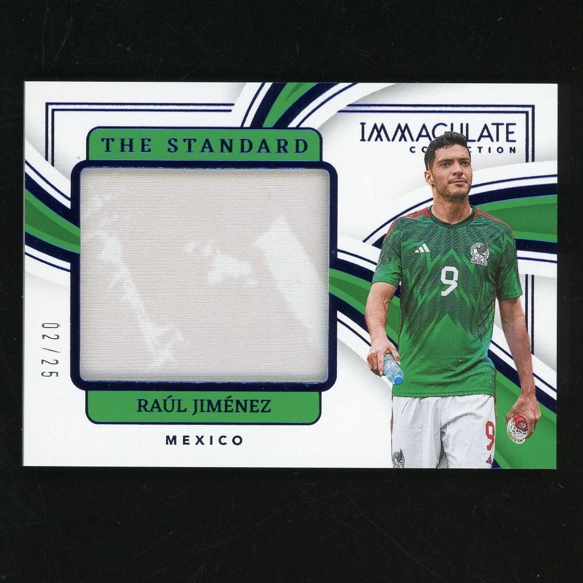 2023-24 Immaculate Raul Jimenez The Standard Patch Blue 2/25 Mexico ZD2020