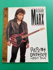 RARE Richard Marx Repeat Defender World Tour Concert Book...EXCELLENT CONDITION