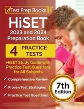 HiSET 2023 and 2024 Preparation Book: HiSET Study Guide with Practice Test: New