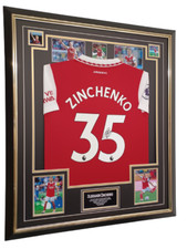 Framed Oleksandr Zinchenko of Arsenal Signed Shirt Autographed Jersey **