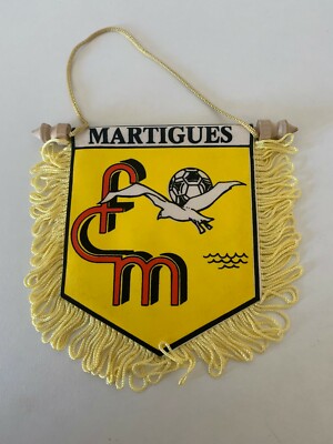 Fanion / Wimpel FC Martigues - Fabriqué En France, Support Officiel Du Club