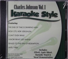 Charles Johnson Volume 1 Christian Karaoke Style NEW CD G Daywind 6 Songs