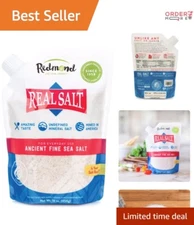 16oz Pouch of Real Salt - Pure Ancient Sea Salt, Perfect for Culinary Delights