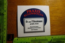 Old Sticker Film Video Cinema TV ARD Channel PRAXIS B�LOWBOGEN