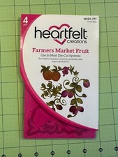 NEW Heartfelt Creations Farmers Market Fruit Craft Dies HCD1-777