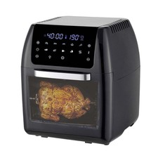 Healthy Choice 12L Digital Airfryer/Oven Rotisserie /Rack/Basket/Tray/Tongs/Time
