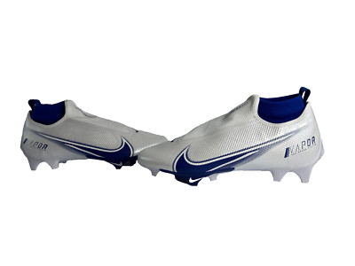 Nike Vapor Edge Pro 360 Football Cleats White Game Royal Men Sz 12.5  CV6345-107