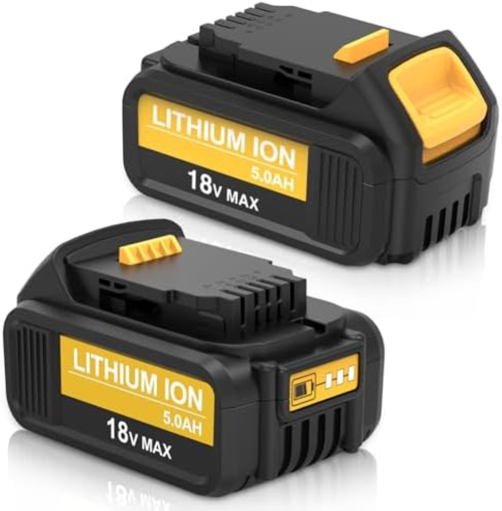 2 pezzi Goodexo 5000mAh sostituzione per Dewalt batteria 18V 5ah DCB184 DCB180 D