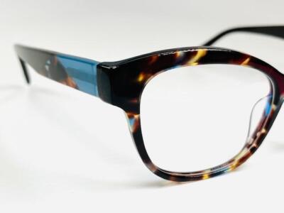New SEAN JOHN SJLO 6049E 415 Blue & Brown Tortoise Eyeglasses 55/19/145 b0102c52-d0df-4923-bfbb-  main image 4