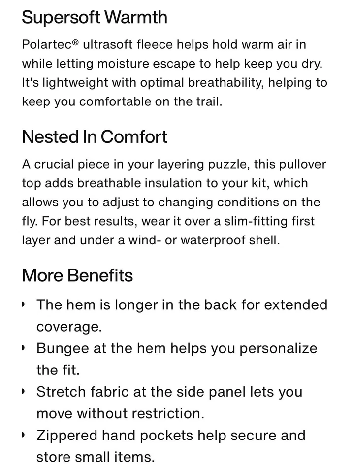 NIKE ACG Wolf Tree Pullover Suéter Top Carbono Gris Oscuro Mujer Grande NUEVO Foto 4 de 4