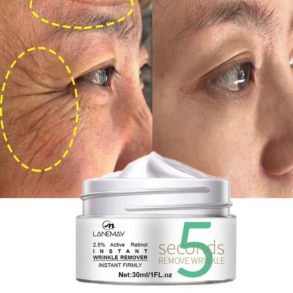 5 Seconds Wrinkle Remover Instant Face Retinol Cream Anti-Age Tightening Firming - image 4 of 4