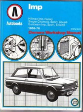 Hillman Imp Husky Singer Chamois Sunbeam Stiletto Estate Van 1969-76 Manual