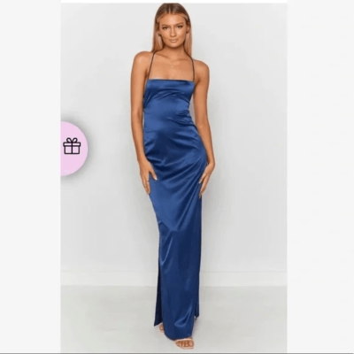 manhattan slip formal dress Manhattan Slip Formal Dress Navy main image 1