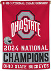 Ohio State Buckeyes Football 2024 Ncaa National Champions 28x40 Wall Banner
