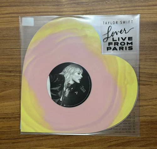 💗 Taylor Swift Lover (Live From Paris) Heart Shaped Vinyl - 2025 - [IN HAND] 💙