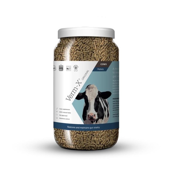 Verm-X Pellets FüR KüHe NatüRliche KräUterrezeptur Zur Effektiven Darmreinigung-image