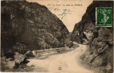 CPA KORSIKA Die Parade der Inseca (711917)