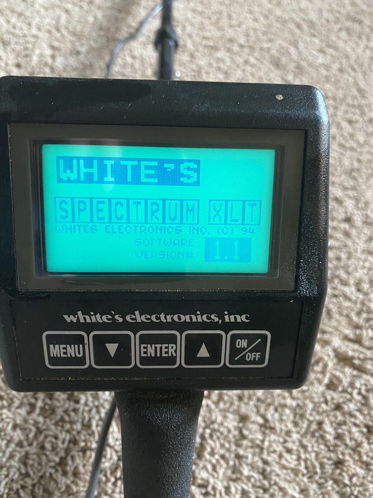 Vintage White's Spectrum XLT Metal Detector. TESTED and WORKING. eBay
