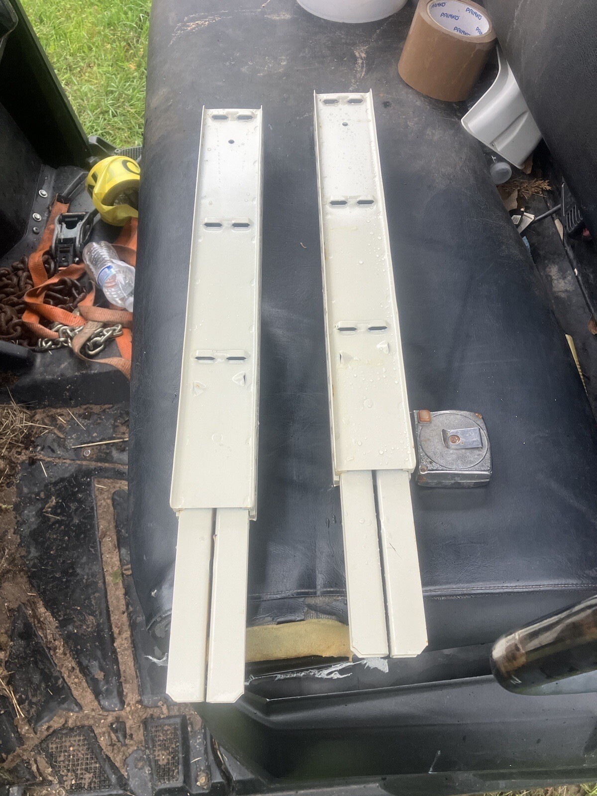 12 in. Lozier Gondola Shelving Upright Extension Set of 2 eBay