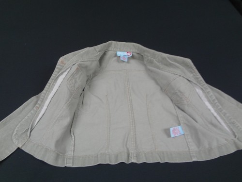 BLUE HEART JEANS CO GIRLS MEDIUM SIZE 5 - 6 CORDUROY BUTTON UP JACKET GREEN - Picture 7 of 9