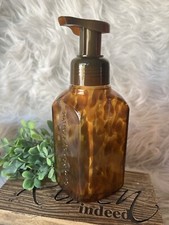 Bath  Body Works Tortoiseshell Gentle Foaming Soap Dispenser Holder 10oz