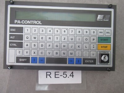 IEF Werner PA-Control Bedienpanel mit Sharp LM40X21A LCD-Display