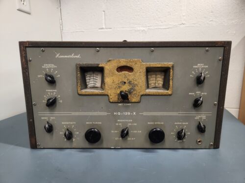 Hammarlund HQ-129-X Communications Ham Radio Short Wave Receiver Part or Repair  - Picture 1 of 23