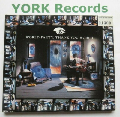 WORLD PARTY - Thank You World **NUMBERED** - Ex Con CD Single Ensign ENTCDP 643