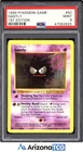 Pokemon 1999 Gastly 50/102 1st Edition Base Set PSA 9