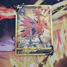 Galarian Zapdos V 182/172 Secret Rare Brilliant Stars Pokemon Gold Full Art Holo on eBay
