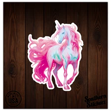 Unicorn - Vinyl Decal Sticker - Car Window Laptop - ebn9738