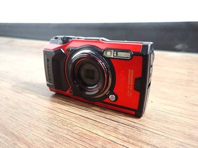 OLYMPUS Tough TG-6 wasserdichte Zoomobjektiv Digitalkamera rot funktioniert
