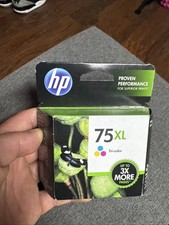 HP 74XL Black HP 75XL Tri-Color Ink Cartridge New Sealed