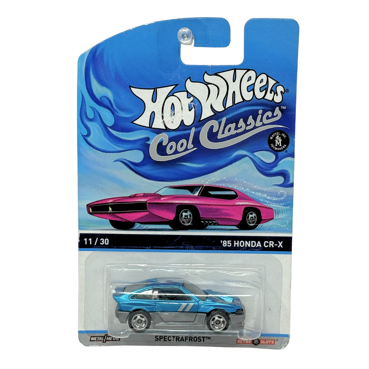 Hot Wheels Cool Classics 1985 Honda CR-X Spectrafrost 1:64 Diecast