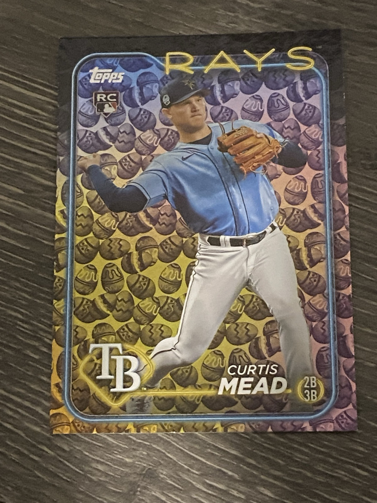 2024 Topps Series 1 Curtis Mead Easter Egg Holiday Foil #82
