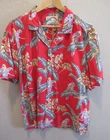 Vintage Paradise Found Jungle Bird Hawaiian Shirt Mens 2XL Magnum PI Cotton
