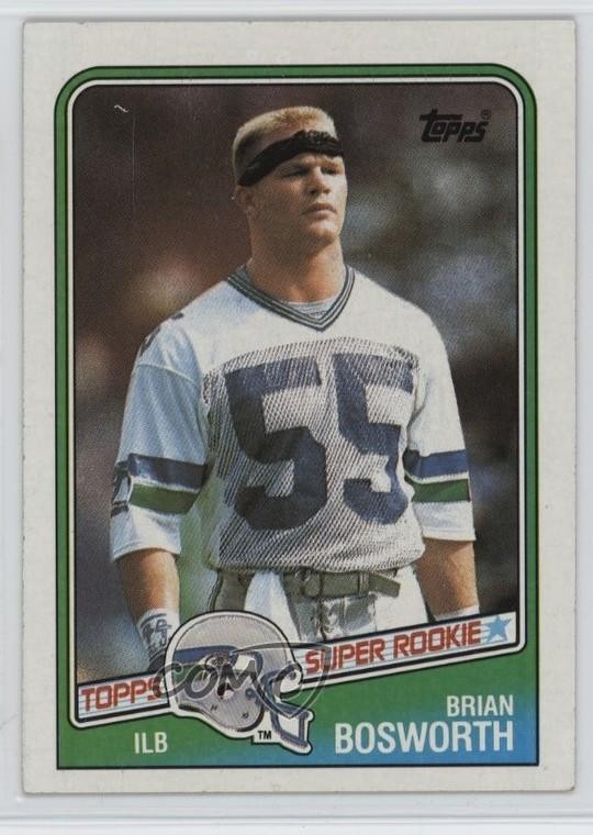 1988 Topps Brian Bosworth #144 0a4f