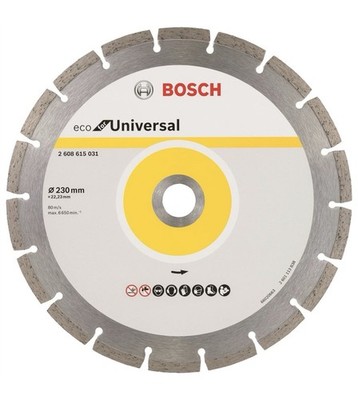 Bosch Diamanttrennscheibe ECO für Universal 230x22,23x2,6x7 2608615031