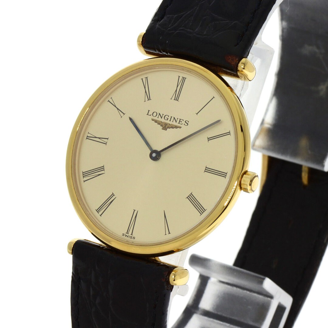 LONGINES Grand Classic Watch Leather Unisex Used 29mm Stainless Steel from Japan image 4