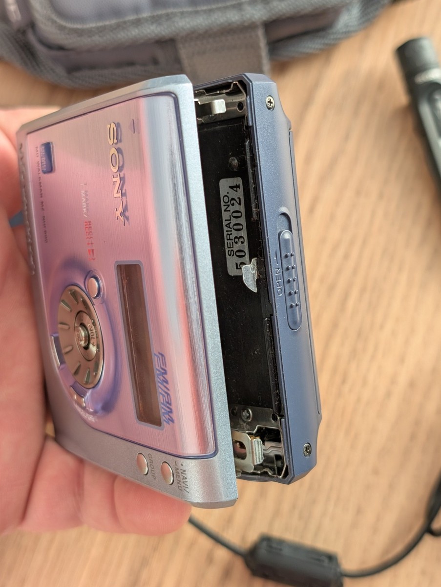 Sony Hi-MD Walkman MZ-NHF800 MiniDisc Player Recorder - Fully