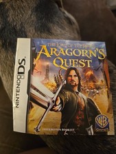 The Lord of the Rings: Aragorn's Quest Nintendo DS  MANUAL ONLY - NO GAME 