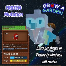 FROZEN Scarlet Macaw Pet. Age/Weight Shown In Photo. Grow A Garden. Same Day