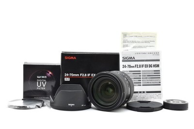 [Almost Unused in Box] SIGMA 24-70mm F/2.8 IF EX DG HSM For Nikon F From JAPAN