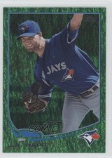 2013 Topps Emerald Foil JA Happ #163 0o9